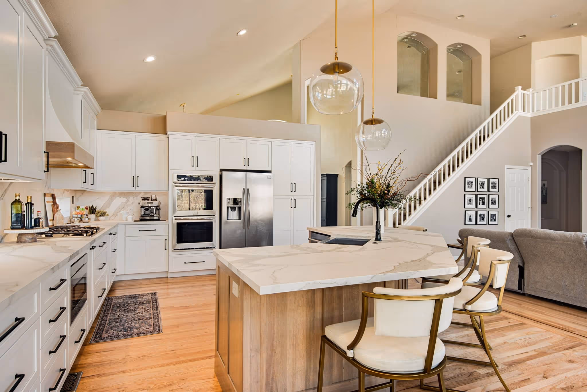 Kitchen with a pantry
