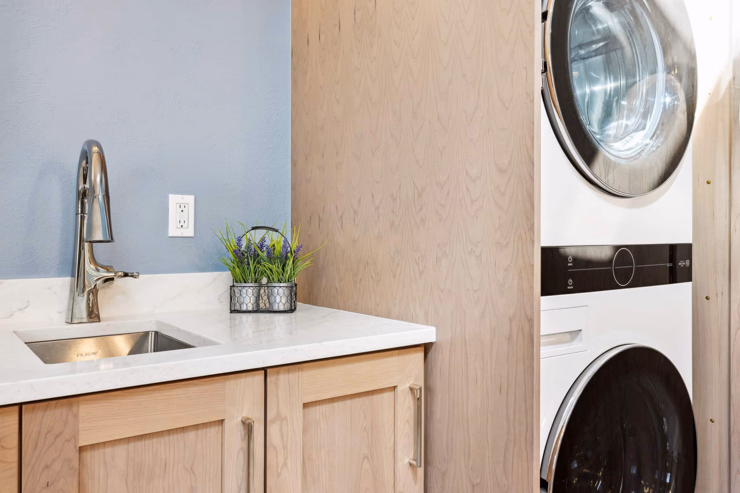 Modern kitchen with a gas range