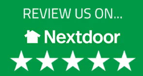 Nextdoor logo icon for local customer reviews and recommendations.
